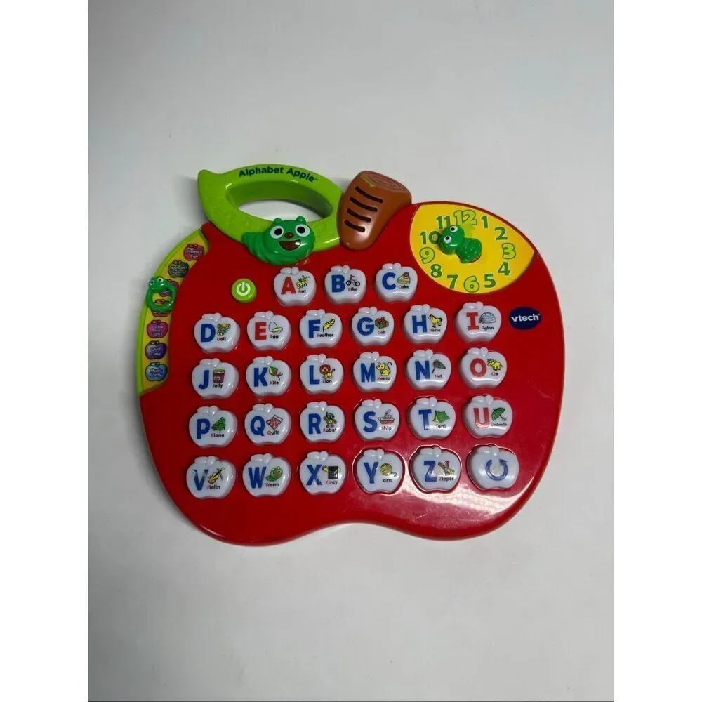 VTECH LIGHT UP ALPHABET RED APPLE LETTERS SOUNDS LIGHTS MUSIC ABC LEARNING TOY
